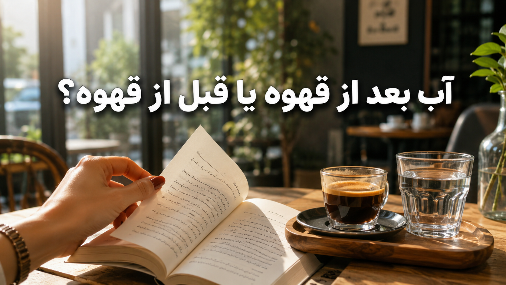 آب کنار قهوه برای چیست؟