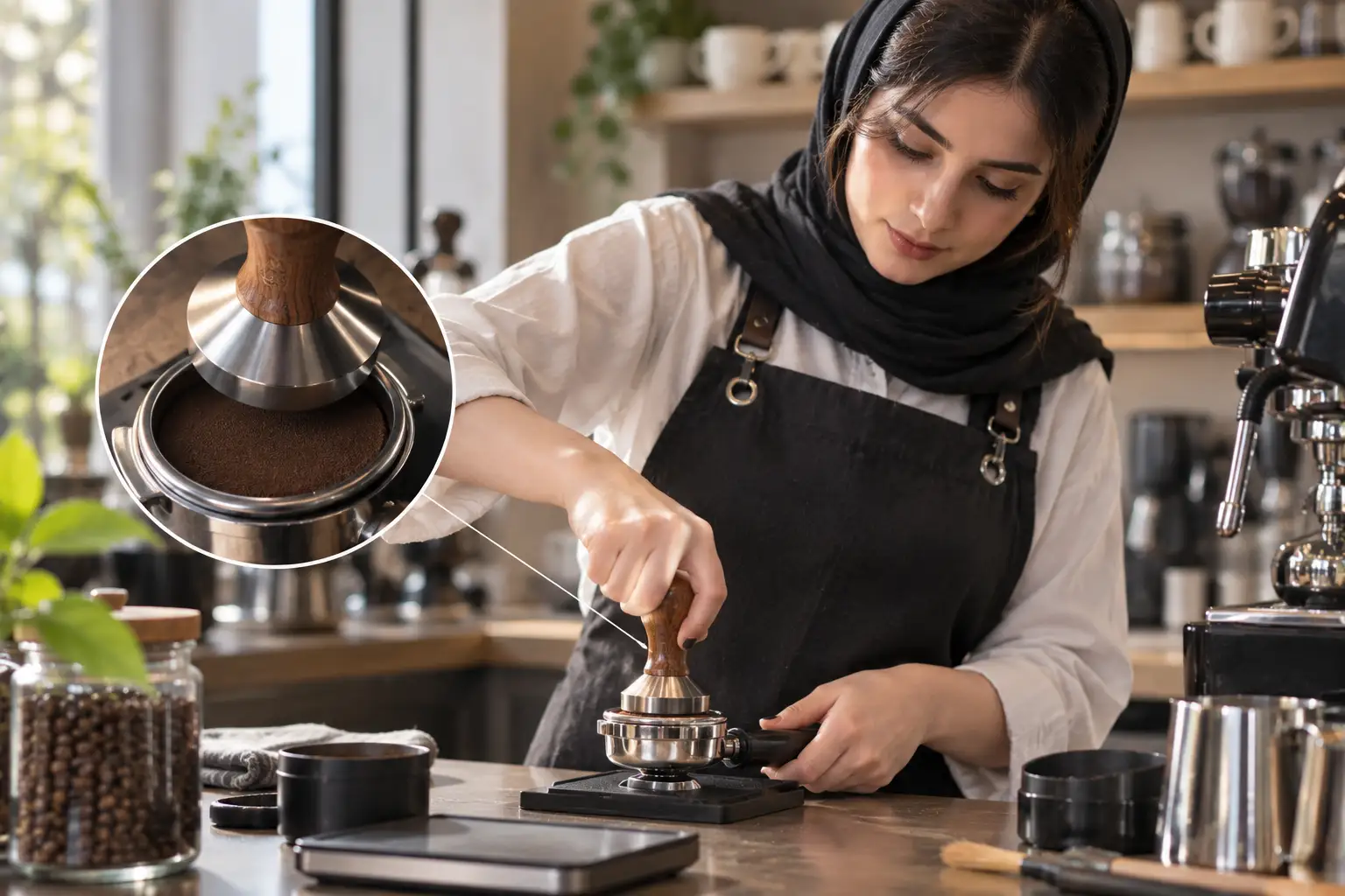 تمپر قهوه