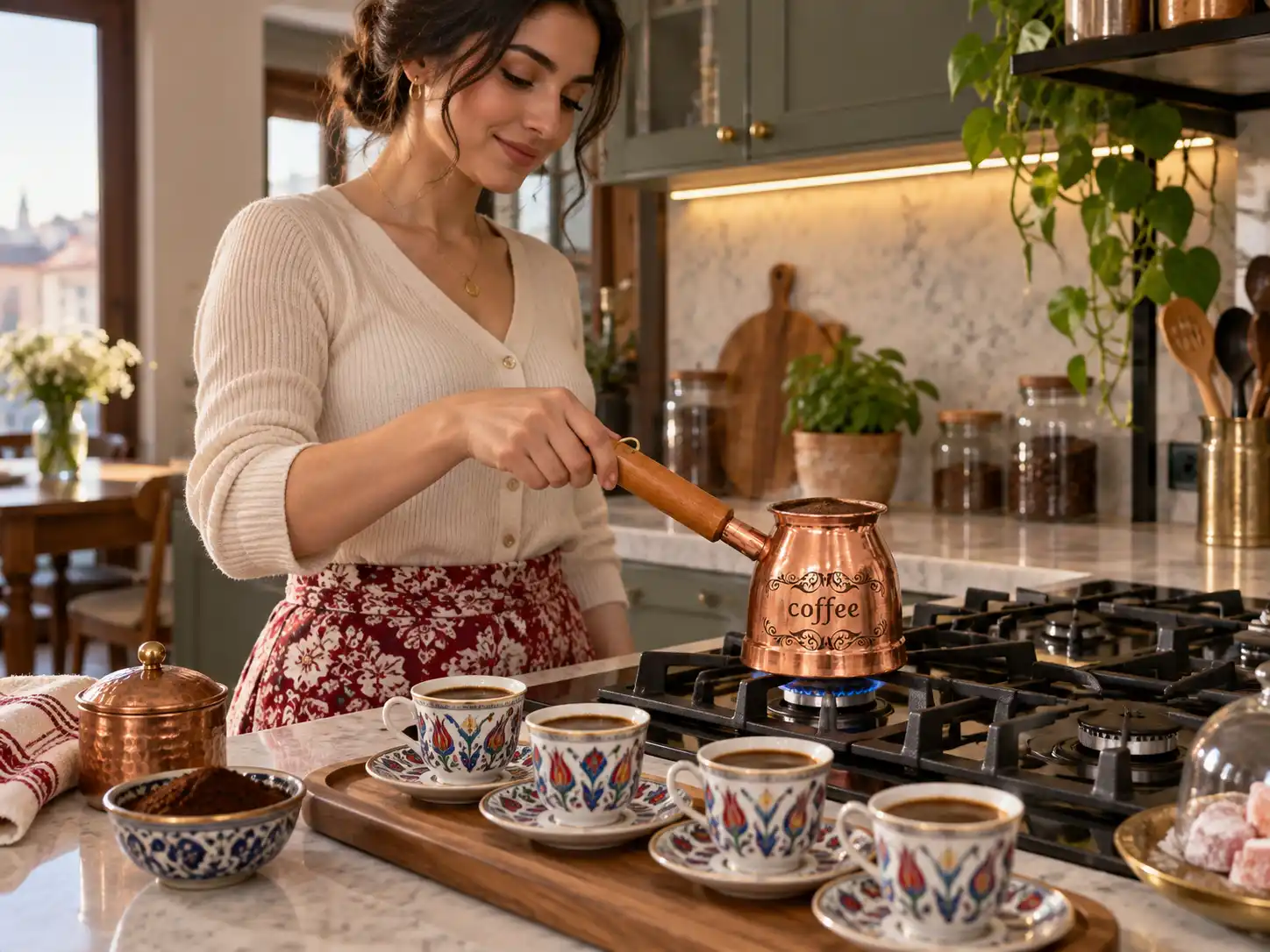 قهوه جوش مسی ارمنی