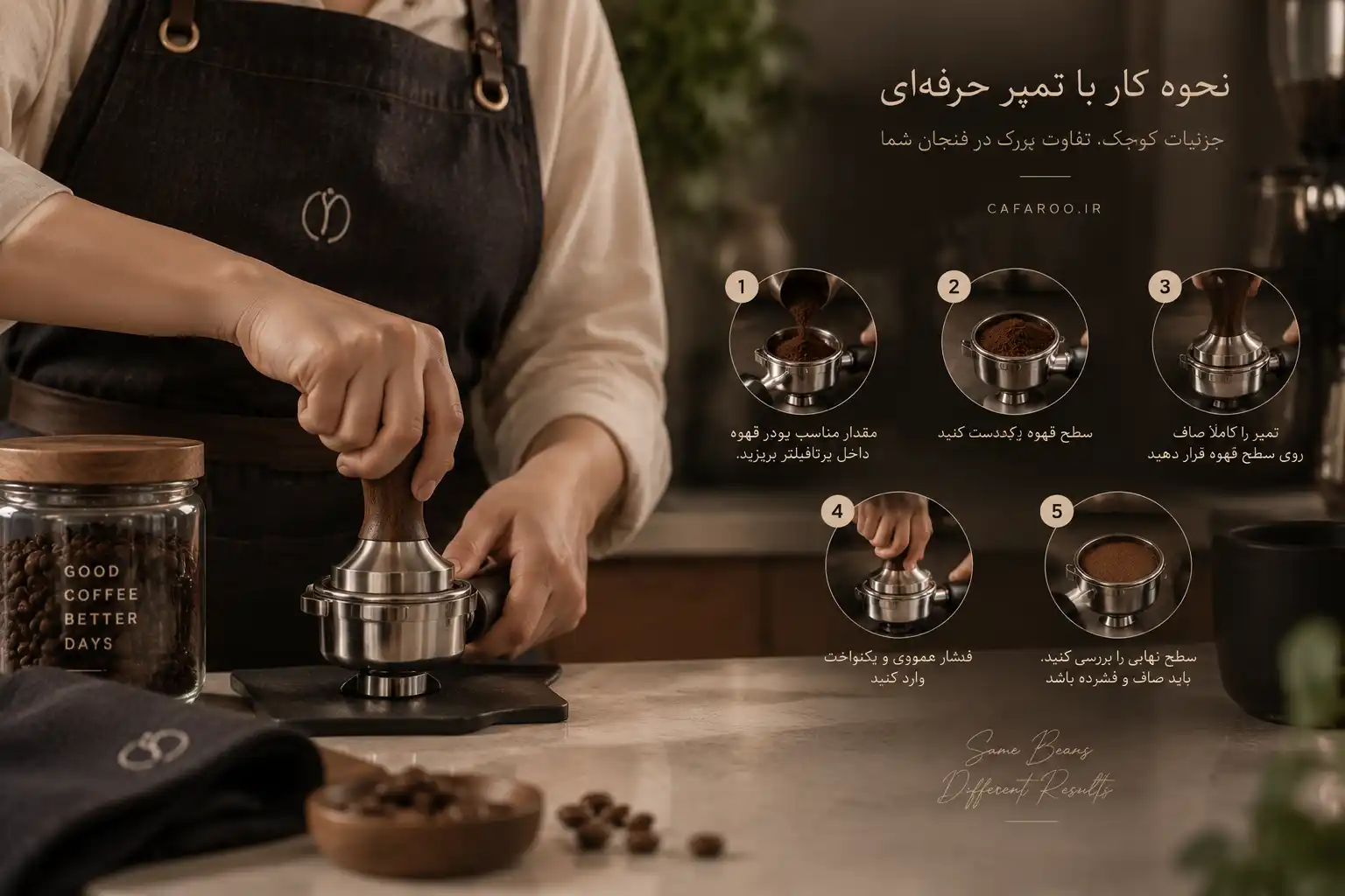 نحوه کار با تمپر حرفه ای