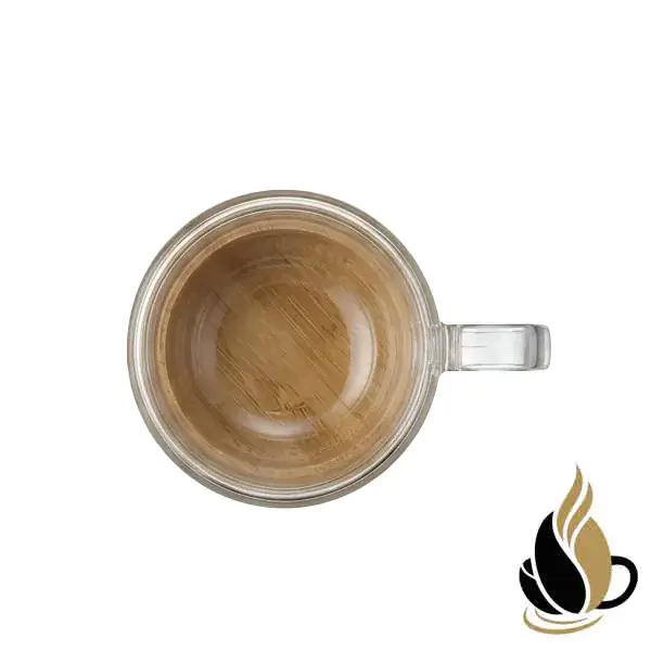 فنجان پیرکس کف چوبی