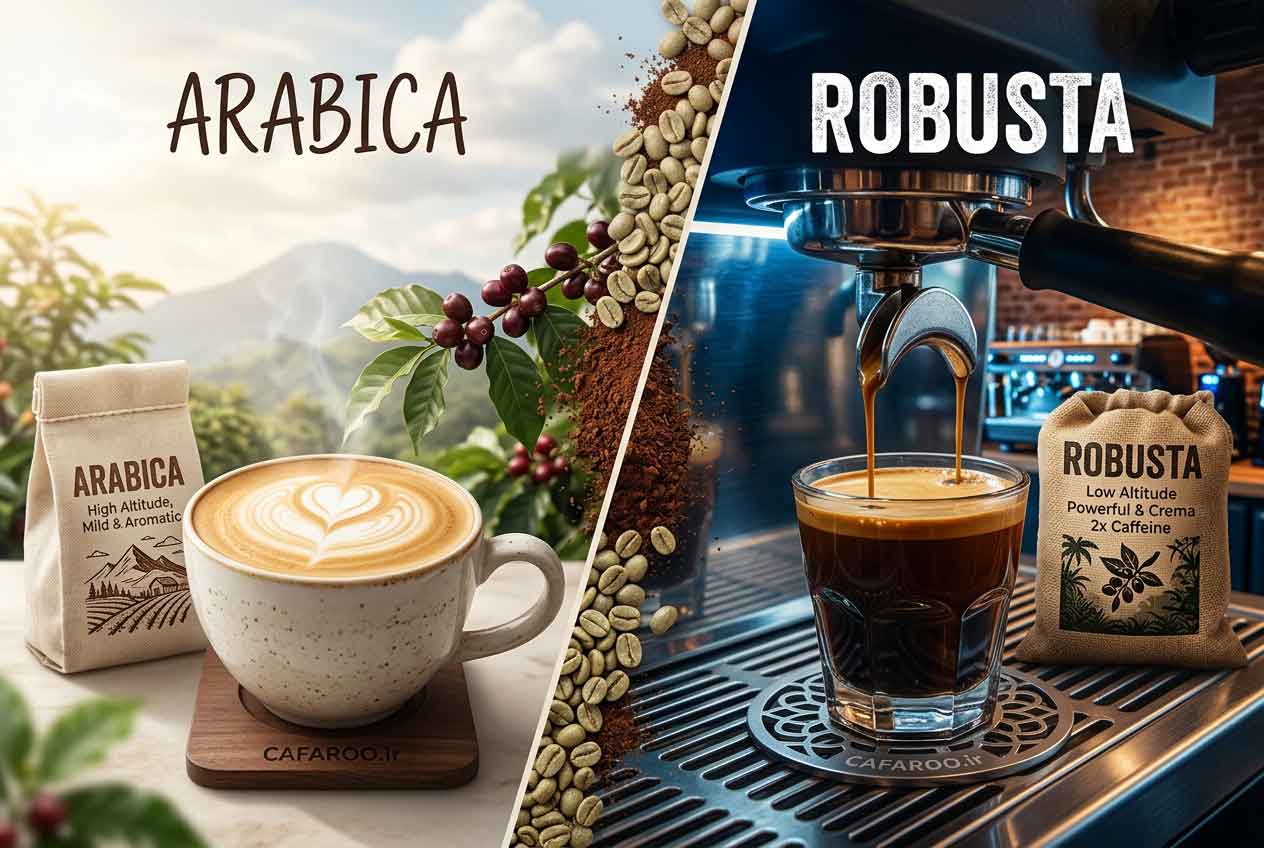 فرق قهوه عربیکا با روبوستا