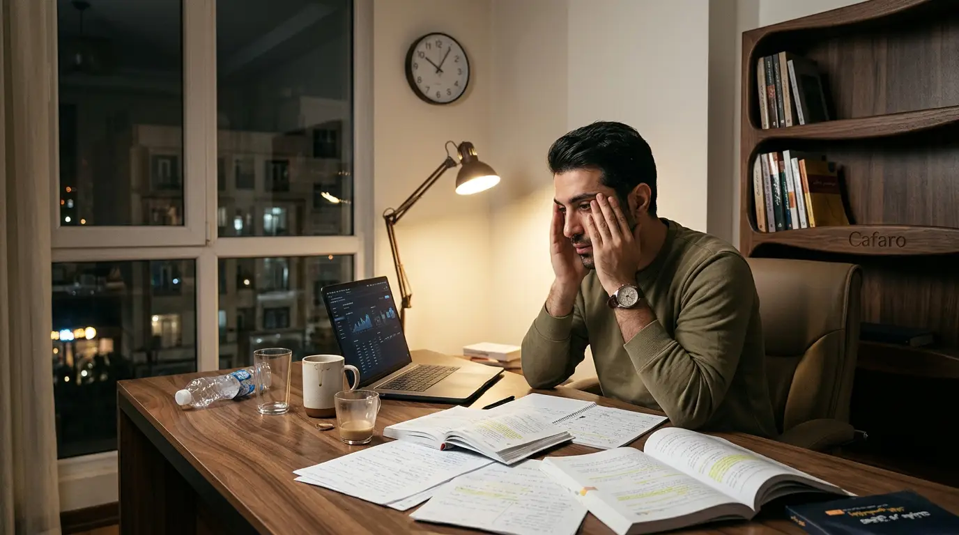 قهوه خوردم خوابم نمیبره چیکار کنم؟