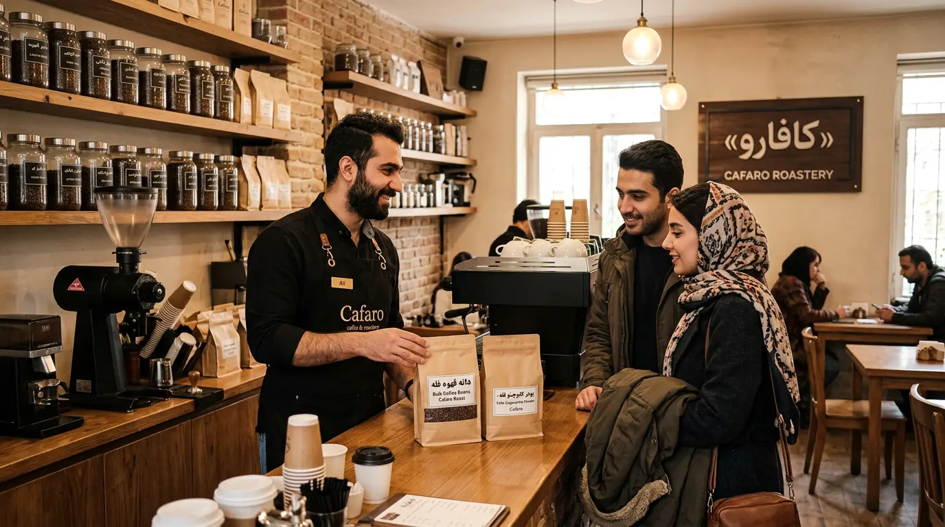 نگهداری دانه قهوه فله ای