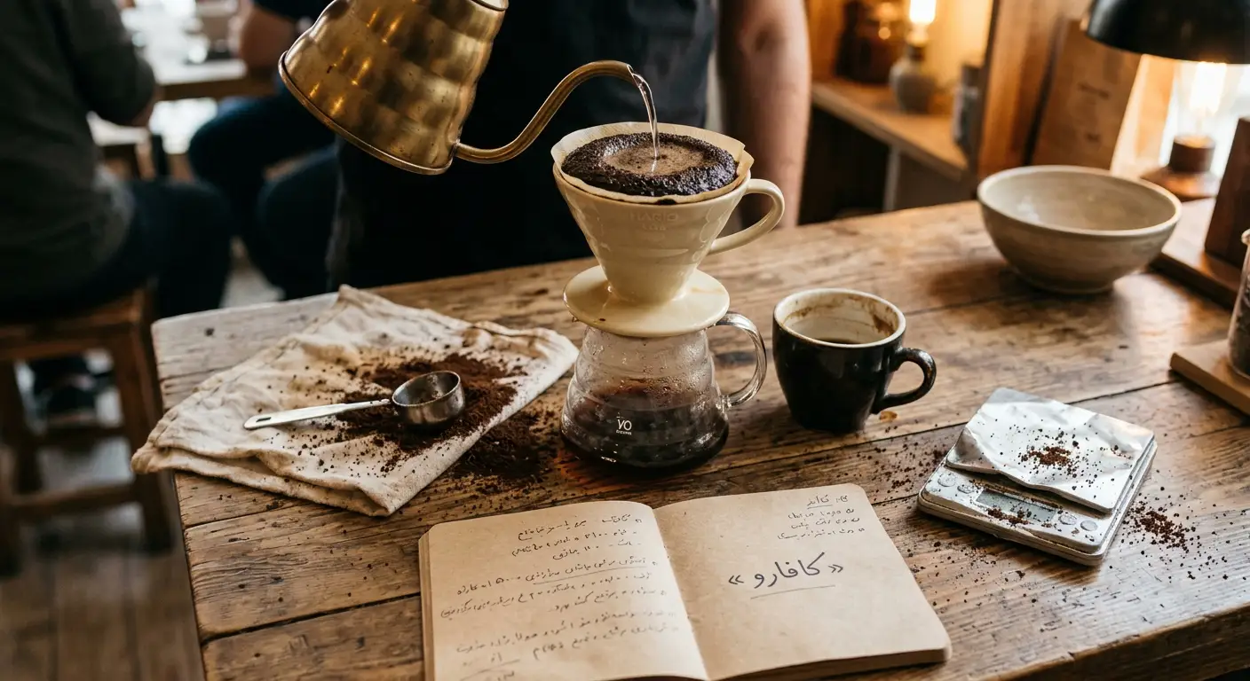 رعایت نکردن نسبت آب و قهوه