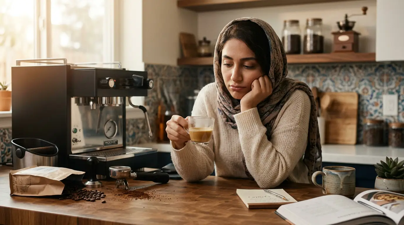 چرا اسپرسو غلیظ نمیشه