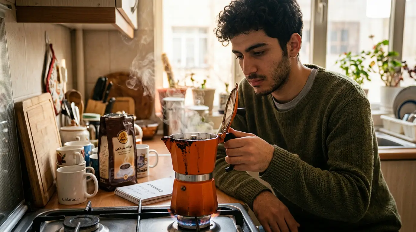 علت سوختن قهوه در موکاپات چیست؟