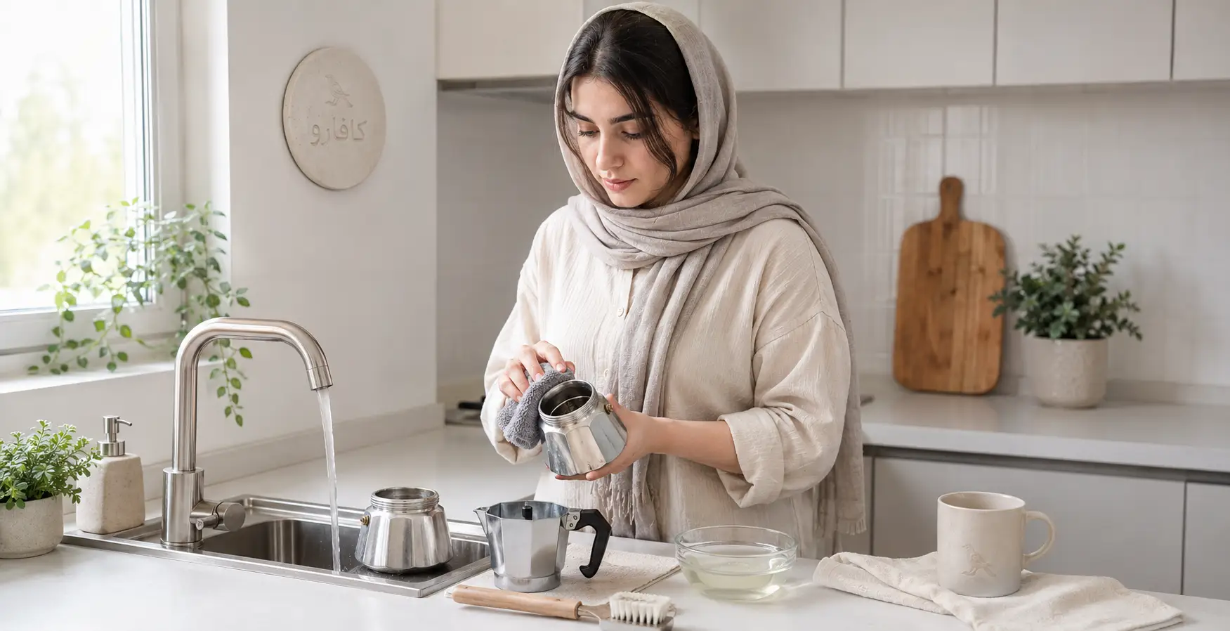 تمیز کردن موکاپات