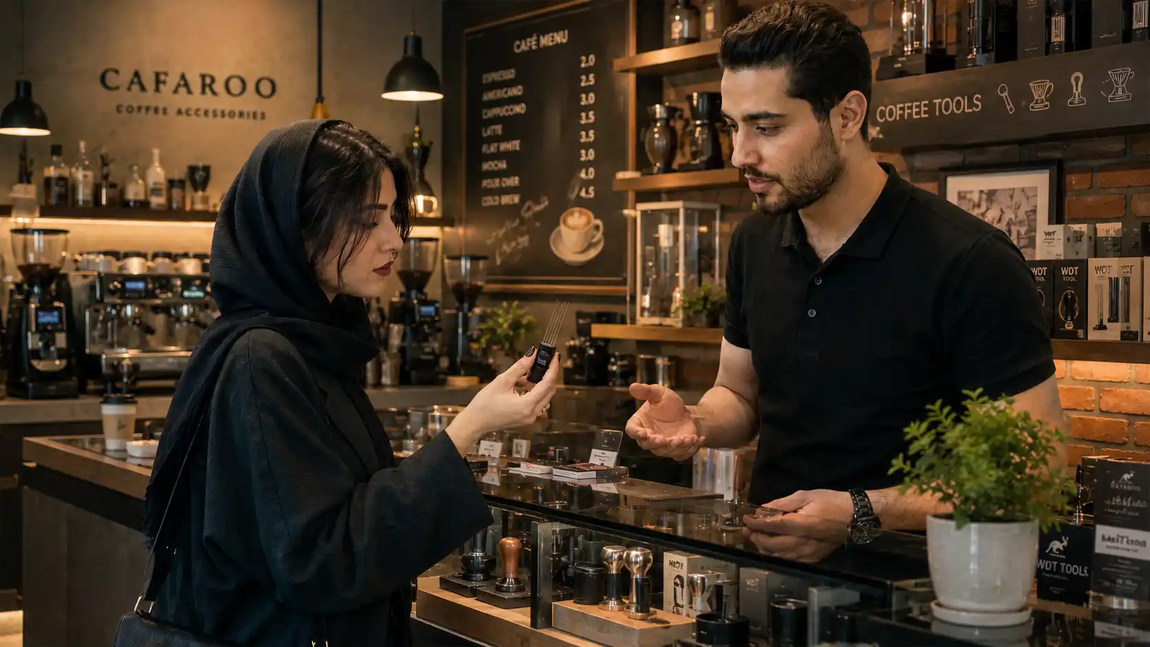 نیدل قهوه حرفه ای
