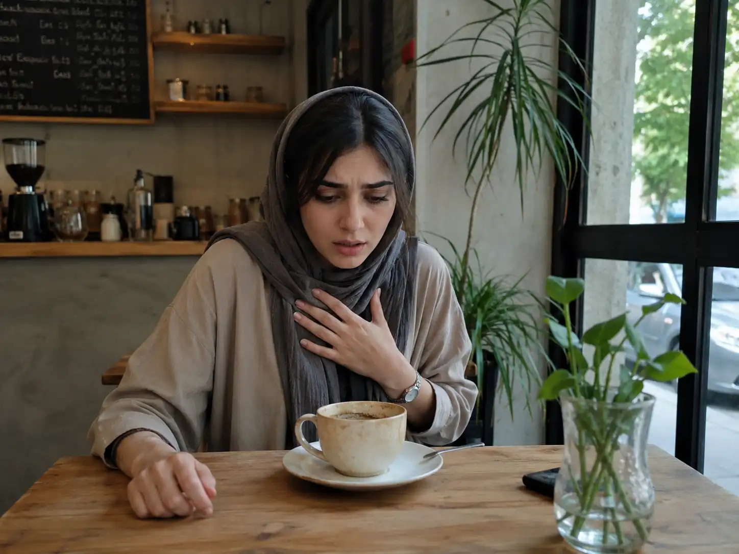قهوه خوردم حالم بد شده چه کار کنم؟